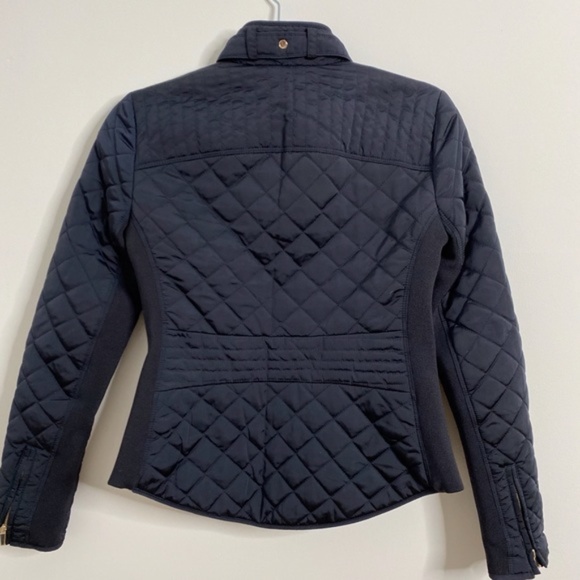 NWOT Zara Quilted Jacket - Navy Blue - Picture 5 of 5
